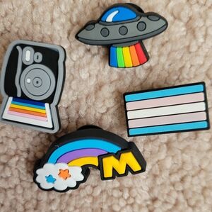 Brand New Crocs pride jibbitz